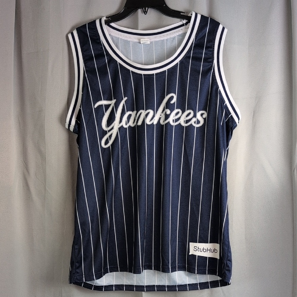New‎ York Yankees Pinstripe Basketball Jersey Size XL StubHub